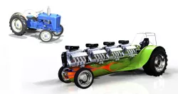 Tractor Pulling Tractor SpaceClaim Challenge