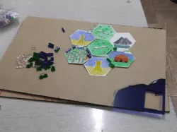Travel Settlers of Catan pieces