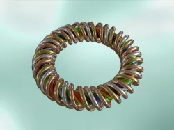 Triple circular spring