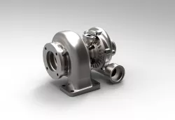 Turbocharger with Electromagnetic Bearing