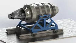 Turbojet engine Test Bed