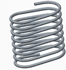 WAISTED SHAPE SPRING