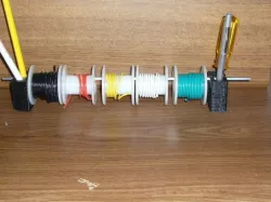 Wire spool holder