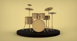 Wooden Drum Set