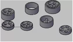 1/10 Hot Rod wheel for RC car