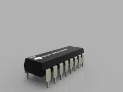 16 Pin DIP IC Package