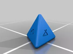1d4 - tetrahedron