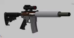 .300 BlackOut Stepped Cones Suppressor (with Muzzle Break)