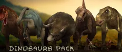 3DRT - Dinosaurs Pack Low-poly  3D model
