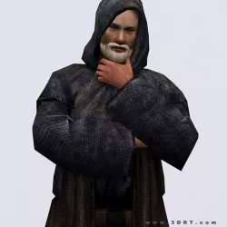 3DRT - Fantasy Nomad Low-poly  3D model