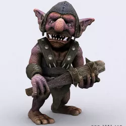3DRT - Goblin Warriors Low-poly  3D model