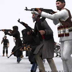 3DRT - Middle East Crisis Characters Low-poly  3D model