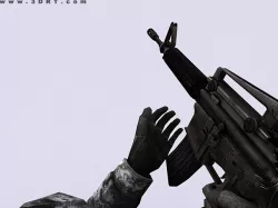3DRT - Modern Firearms Animated - M16 Low-poly  3D model