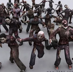 3DRT - RealZombies Low-poly  3D model