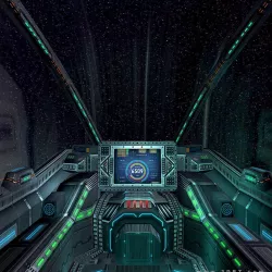 3DRT - Sci-Fi Spaceship Cockpit 6 Low-poly  3D model