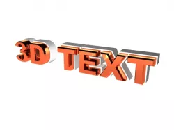 3Dtext