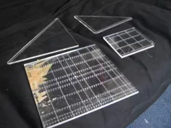 7inch quilting templates (1/4inch seem allowances)