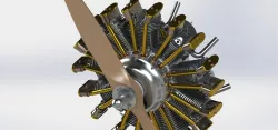 9 Cylinder Radial Engine