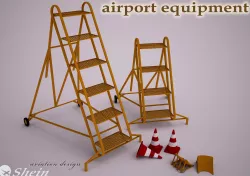 airport equipment 3D model
