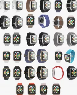 Apple Watch Complete Collection 3D model