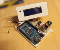 Arduino 2560 mouting plate for 2 stepper driver and LCD