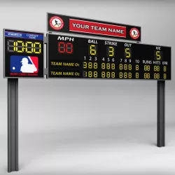 Baseball scoreboard small 3D model