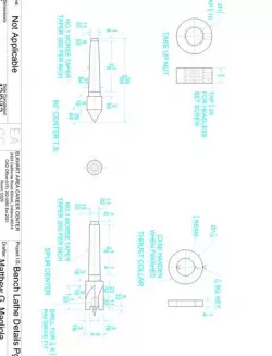 Bench Lathe Drawings