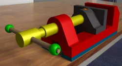 Bench vice assembly