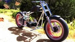 Bobber frame for 100cc engine model III