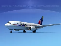 Boeing 767-100 Air 2000 3D model