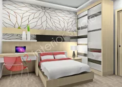 boulevered condo (bedroom 2)