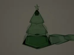 christmas tree bottle