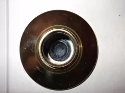 Conical jam for broken door catch