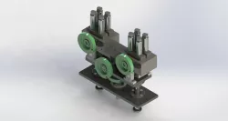 Crimped wire guide