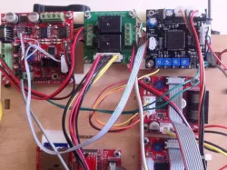 Cupcake Gen3 Extruder Controller, Relay Board and Stepper Driver Mount