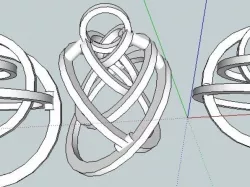 Daily earring #27: Ringhshapes A/B (RingOhr Logo and RingThing)
