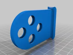 Demo case with tapered holding mechanism