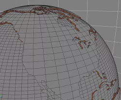  Earth 3D Model Globe illustration Low-poly  3D model
