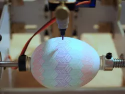 Fast geometric Eggbot plot