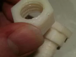 Fasteners printed bolts and nuts version1.scad