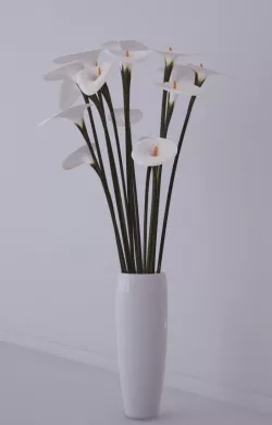 flovers and vase Low-poly  3D model