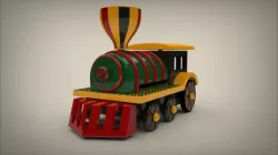 Flying toy train