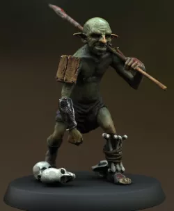 Goblin miniature Low-poly  3D model