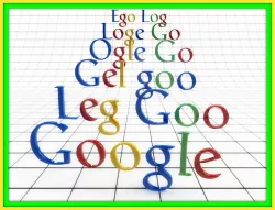 Google Inc. Logo 3D