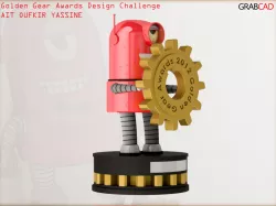 GrabCad Golden Gear Award design Challenge