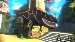 hand painted boar  Low-poly  3D model