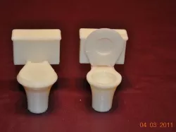 His and Her Toilets