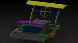 HoverCraft/Flynig Car for MakerBot Replicator 2 Desktop 3D Printer Challenge