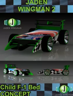 Jaden Wingman F1 child bed concept&Car seat