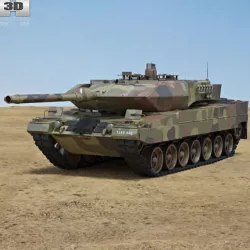 Leopard 2A6 3D model